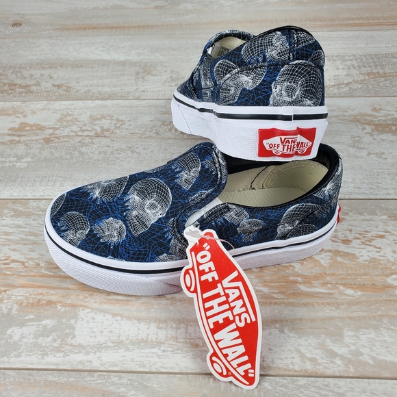 Vans Classic Slip On Wire Frame Skulls - Picture 5 of 7